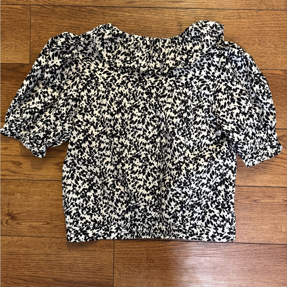 Madewell Ruffled Button-Front Top NWT - Picture 7 of 7